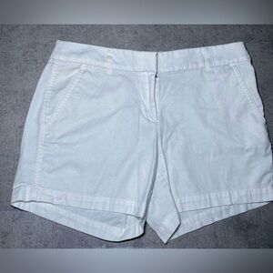 J. Crew Women’s Chino Cargo Stretch Off White Cream Casual Short Shorts, 4